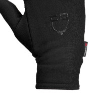 Guantes unisex Polartech Stretch Pro con forro polar Equestro Negro