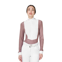Polo de concurso para mujer en tejido técnico de invierno Equestro