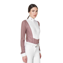 Polo de concurso para mujer en tejido técnico de invierno Equestro