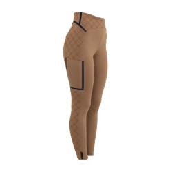 Leggings de mujer de cintura alta en tejido técnico con monograma Equestro Leggings de mujer de cintura alta en tejido técnico con monograma Equestro