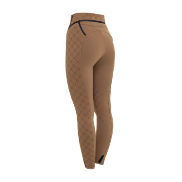 Leggings de mujer de cintura alta en tejido técnico con monograma Equestro Leggings de mujer de cintura alta en tejido técnico con monograma Equestro