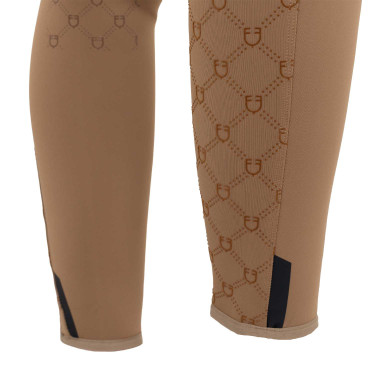 Leggings de mujer de cintura alta en tejido técnico con monograma Equestro Leggings de mujer de cintura alta en tejido técnico con monograma Equestro