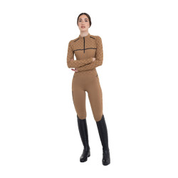 Leggings de mujer de cintura alta en tejido técnico con monograma Equestro Leggings de mujer de cintura alta en tejido técnico con monograma Equestro