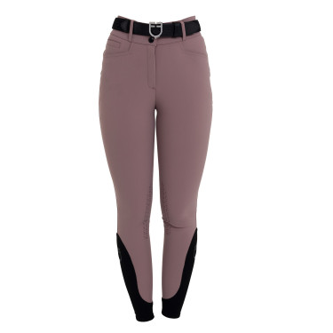 Pantalones mujer de talle alto con grip en la rodilla Equestro Pantalones mujer de talle alto con grip en la rodilla Equestro