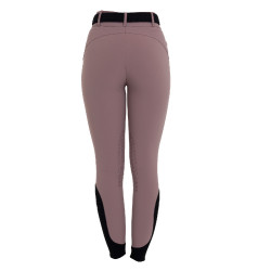 Pantalones mujer de talle alto con grip en la rodilla Equestro Pantalones mujer de talle alto con grip en la rodilla Equestro