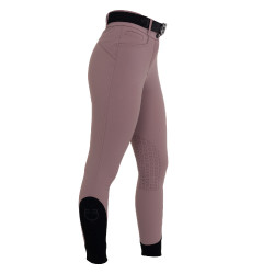 Pantalones mujer de talle alto con grip en la rodilla Equestro Pantalones mujer de talle alto con grip en la rodilla Equestro