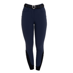 Pantalones mujer de talle alto con grip en la rodilla Equestro