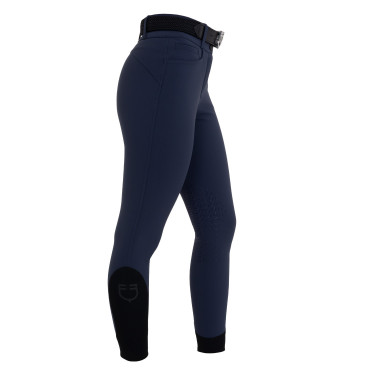 Pantalones mujer de talle alto con grip en la rodilla Equestro