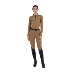 Pantalones mujer tiro alto full grip monograma Equestro Pantalones mujer tiro alto full grip monograma Equestro