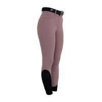 Pantalones de mujer full grip de cintura alta en tejido técnico biestirable Equestro Asta Beige