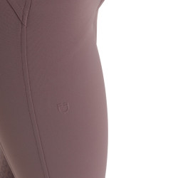 Pantalones de mujer full grip de cintura alta en tejido técnico biestirable Equestro Asta Beige