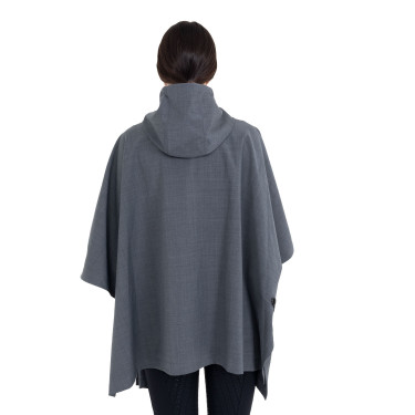 Capa de mujer impermeable de mezcla de lana Equestro Capa de mujer impermeable de mezcla de lana Equestro