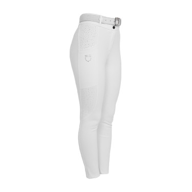 Pantalones de mujer de tiro alto con full grip y strass Equestro Pantalones de mujer de tiro alto con full grip y strass Equestro