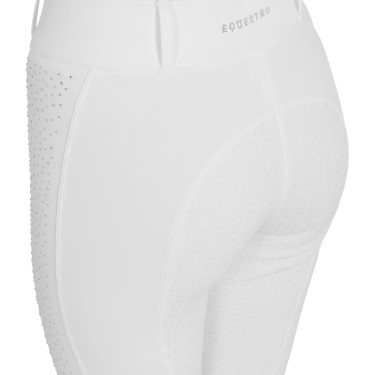 Pantalones de mujer de tiro alto con full grip y strass Equestro Pantalones de mujer de tiro alto con full grip y strass Equestro