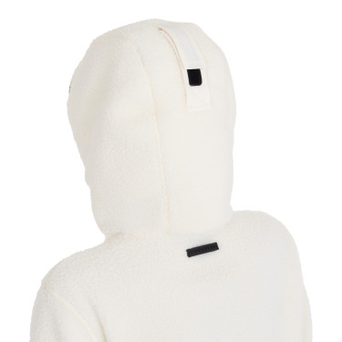 Sudadera de mujer de felpa teddy con capucha y cremallera Equestro Sudadera de mujer de felpa teddy con capucha y cremallera Equestro