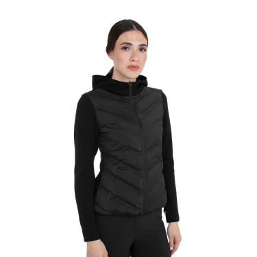 Chaqueta técnica de mujer con acolchado frontal Equestro Chaqueta técnica de mujer con acolchado frontal Equestro