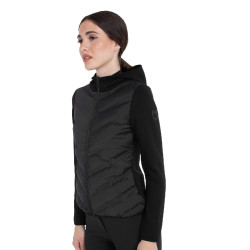 Chaqueta técnica de mujer con acolchado frontal Equestro Chaqueta técnica de mujer con acolchado frontal Equestro