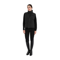 Chaleco acolchado de mujer con cuello alto Equestro Chaleco acolchado de mujer con cuello alto Equestro