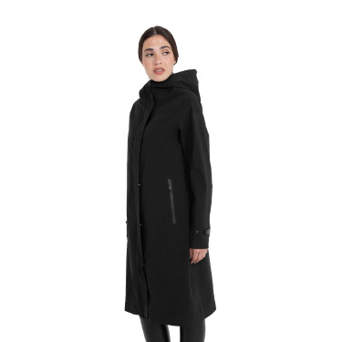 Softshell largo para mujer con abertura trasera Equestro Softshell largo para mujer con abertura trasera Equestro