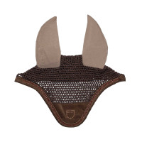 Capucha con ganchillo y strass Equestro