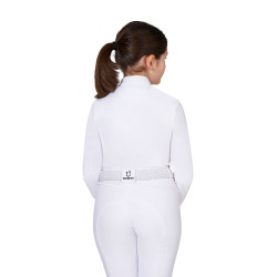 Polo de concurso para niña con insertos de micromalla Equestro niño Polo de concurso para niña con insertos de micromalla Equestro niño