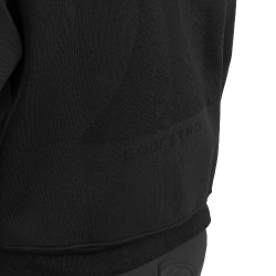Sudadera técnica de hombre con cuello redondo y paneles de micromalla Equestro Sudadera técnica de hombre con cuello redondo y paneles de micromalla Equestro