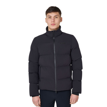 Chaqueta acolchada de hombre con cuello alto Equestro Chaqueta acolchada de hombre con cuello alto Equestro