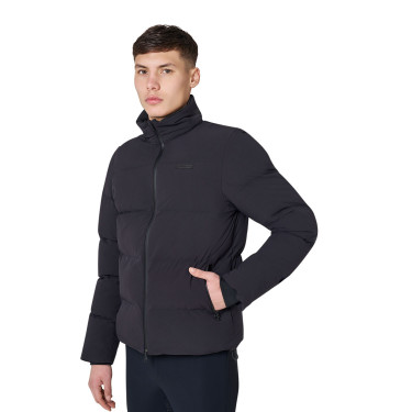 Chaqueta acolchada de hombre con cuello alto Equestro Chaqueta acolchada de hombre con cuello alto Equestro