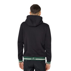 Sudadera para hombre con capucha y cremallera frontal Equestro Sudadera para hombre con capucha y cremallera frontal Equestro