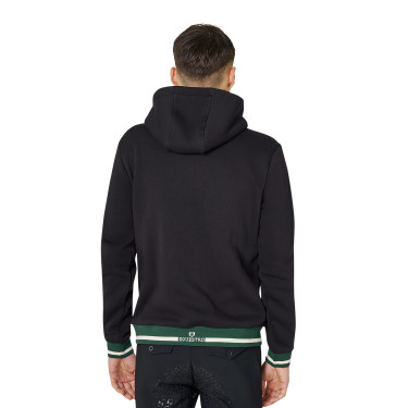 Sudadera para hombre con capucha y cremallera frontal Equestro Sudadera para hombre con capucha y cremallera frontal Equestro