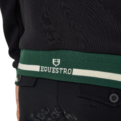 Sudadera para hombre con capucha y cremallera frontal Equestro Sudadera para hombre con capucha y cremallera frontal Equestro