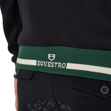 Sudadera para hombre con capucha y cremallera frontal Equestro Sudadera para hombre con capucha y cremallera frontal Equestro