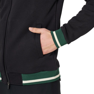 Sudadera para hombre con capucha y cremallera frontal Equestro Sudadera para hombre con capucha y cremallera frontal Equestro