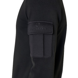 Sudadera de hombre de cuello alto de forro polar con cremallera 3/4 Equestro Sudadera de hombre de cuello alto de forro polar con cremallera 3/4 Equestro