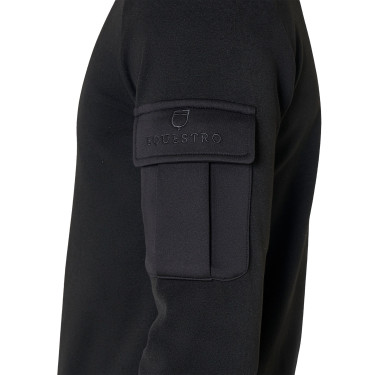 Sudadera de hombre de cuello alto de forro polar con cremallera 3/4 Equestro Sudadera de hombre de cuello alto de forro polar con cremallera 3/4 Equestro