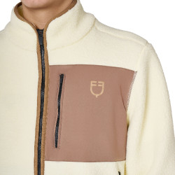 Sudadera de hombre de borreguito con bolsillo frontal Equestro Sudadera de hombre de borreguito con bolsillo frontal Equestro