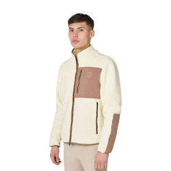 Sudadera de hombre de borreguito con bolsillo frontal Equestro Sudadera de hombre de borreguito con bolsillo frontal Equestro