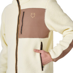 Sudadera de hombre de borreguito con bolsillo frontal Equestro Sudadera de hombre de borreguito con bolsillo frontal Equestro
