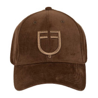 Gorra unisex de béisbol en tejido efecto terciopelo Equestro