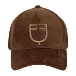 Gorra unisex de béisbol en tejido efecto terciopelo Equestro Gorra unisex de béisbol en tejido efecto terciopelo Equestro