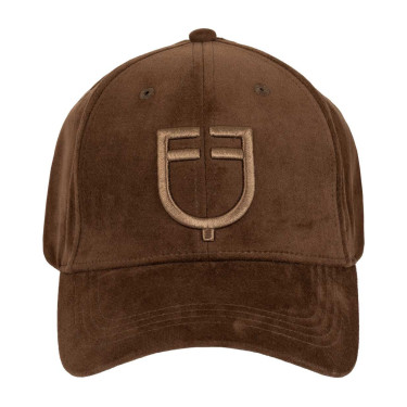 Gorra unisex de béisbol en tejido efecto terciopelo Equestro Gorra unisex de béisbol en tejido efecto terciopelo Equestro