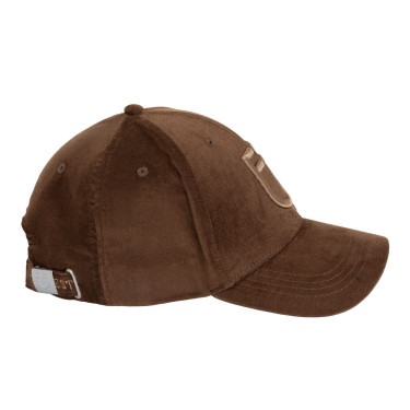 Gorra unisex de béisbol en tejido efecto terciopelo Equestro Gorra unisex de béisbol en tejido efecto terciopelo Equestro
