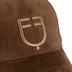 Gorra unisex de béisbol en tejido efecto terciopelo Equestro Gorra unisex de béisbol en tejido efecto terciopelo Equestro