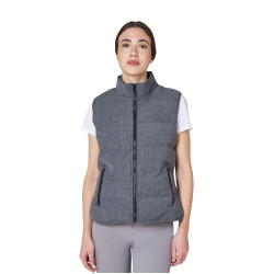 Chaleco acolchado de lana para mujer Equestro Chaleco acolchado de lana para mujer Equestro