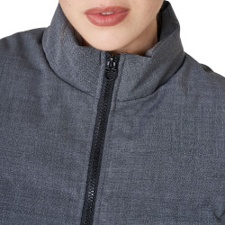 Chaleco acolchado de lana para mujer Equestro Chaleco acolchado de lana para mujer Equestro