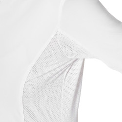 Polo de concurso para mujer tipo camisa con insertos de malla Equestro