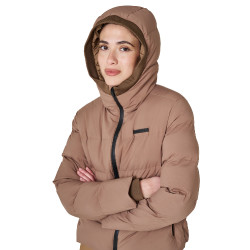 Chaqueta acolchada de mujer con capucha Equestro Chaqueta acolchada de mujer con capucha Equestro