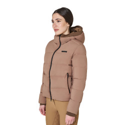 Chaqueta acolchada de mujer con capucha Equestro Chaqueta acolchada de mujer con capucha Equestro