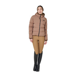 Chaqueta acolchada de mujer con capucha Equestro Chaqueta acolchada de mujer con capucha Equestro