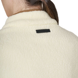Chaleco de mujer de forro polar teddy con bolsillo frontal Equestro Chaleco de mujer de forro polar teddy con bolsillo frontal Equestro